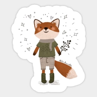 Mr Fox Sticker